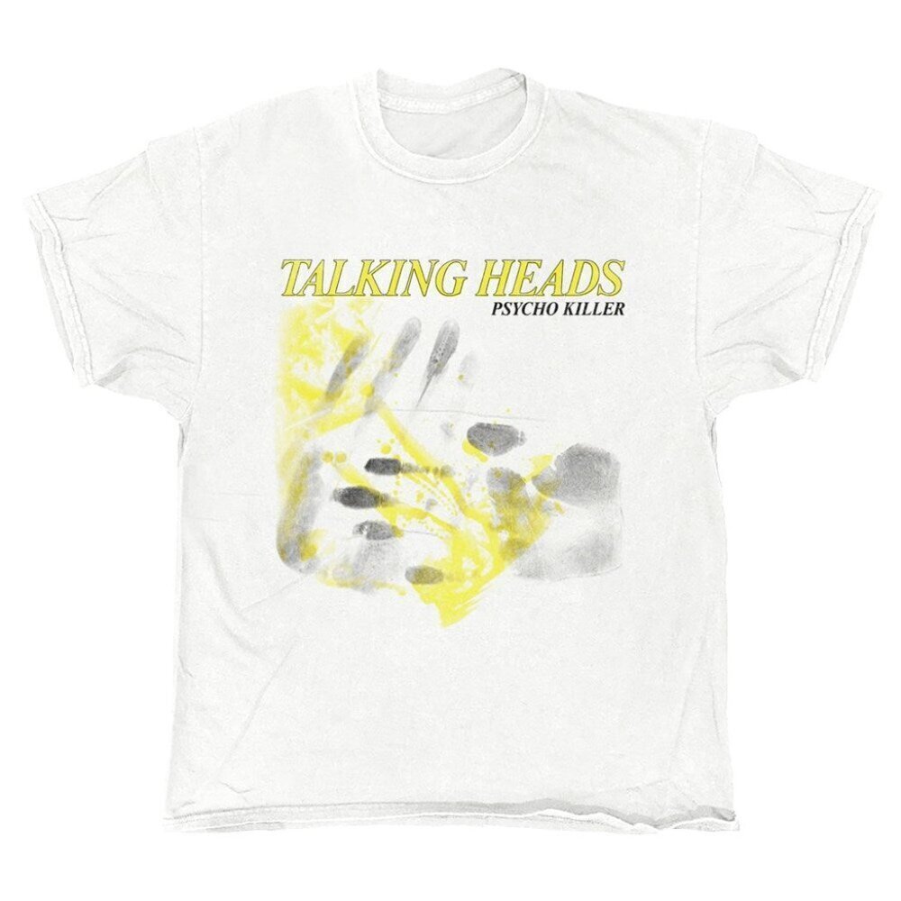 Talking Heads Psycho Killer Hands Iconic New Wave Graphic Unisex T-Shirt